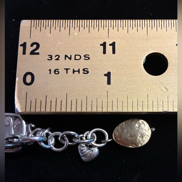 Brighton EUC Deco Gold Silver, Gold Multi-strand Bracelet w/ silver & gold-tone - Picture 9 of 11